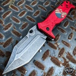 Spring Assisted Open Pocket Knife Punisher US FLAG Skull Folding Blade 13 Spring Assisted Open Pocket Knife Punisher US FLAG Skull Folding Blade -BLADE ADDICT Sales bladeaddictknives pocket knives red spring assisted open pocket knife punisher us flag skull folding blade 12786905153624