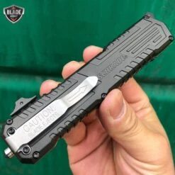 Schrade OTF Assisted Opening Viper Bead Blasted Pocket Knife -BLADE ADDICT Sales bladeaddictknives pocket knives schrade otf assisted opening viper bead blasted pocket knife 2517750153304