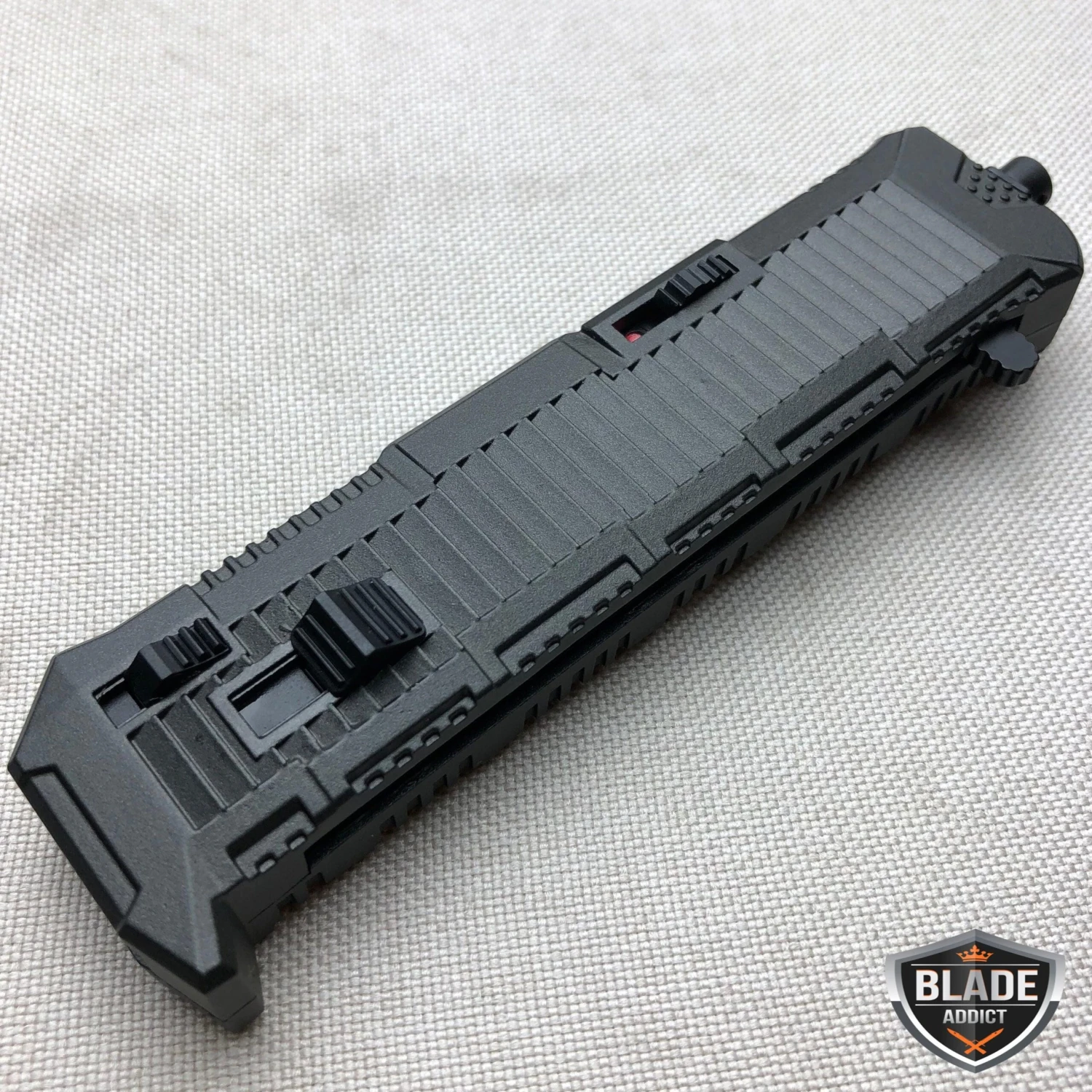 Schrade Viper OTF Assisted Opening Pocket Knife Serrated Spear Point 5 Schrade Viper OTF Assisted Opening Pocket Knife Serrated Spear Point - Image 3