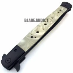 TAC FORCE 13" Spring Assisted Open STILETTO PEARL Pocket Knife -BLADE ADDICT Sales bladeaddictknives pocket knives tac force 13 spring assisted open stiletto pearl pocket knife 322589425691
