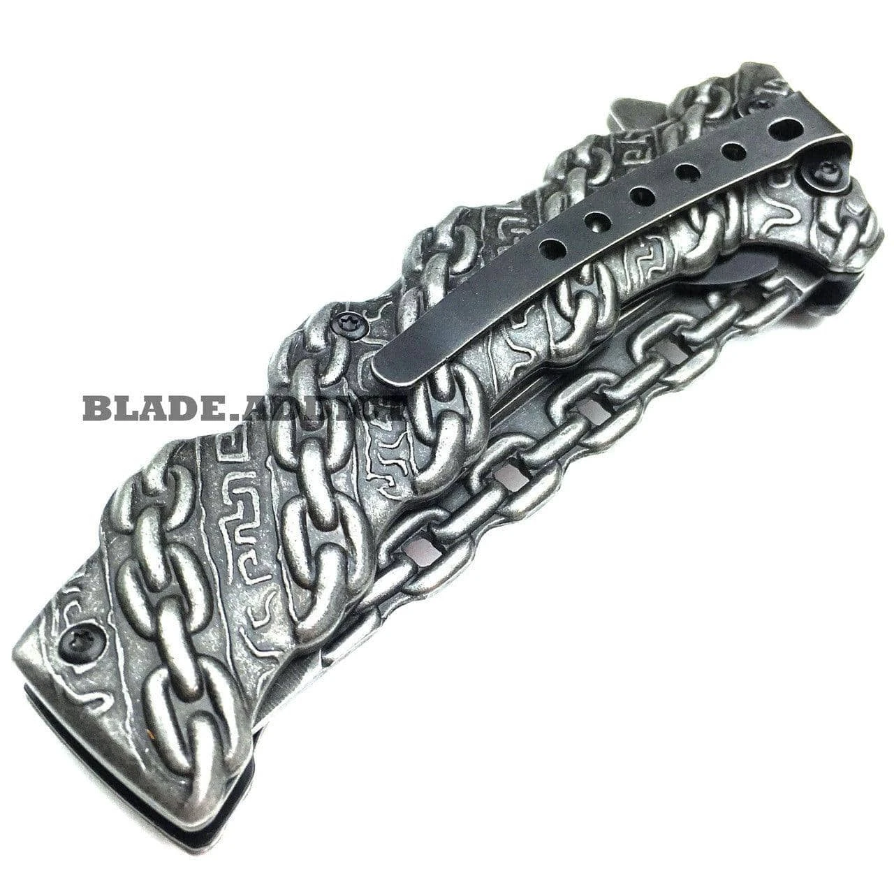 TAC-FORCE CHAIN Spring Assisted Open Folding Pocket Knife Combat New 6 TAC-FORCE CHAIN Spring Assisted Open Folding Pocket Knife Combat New - Image 4