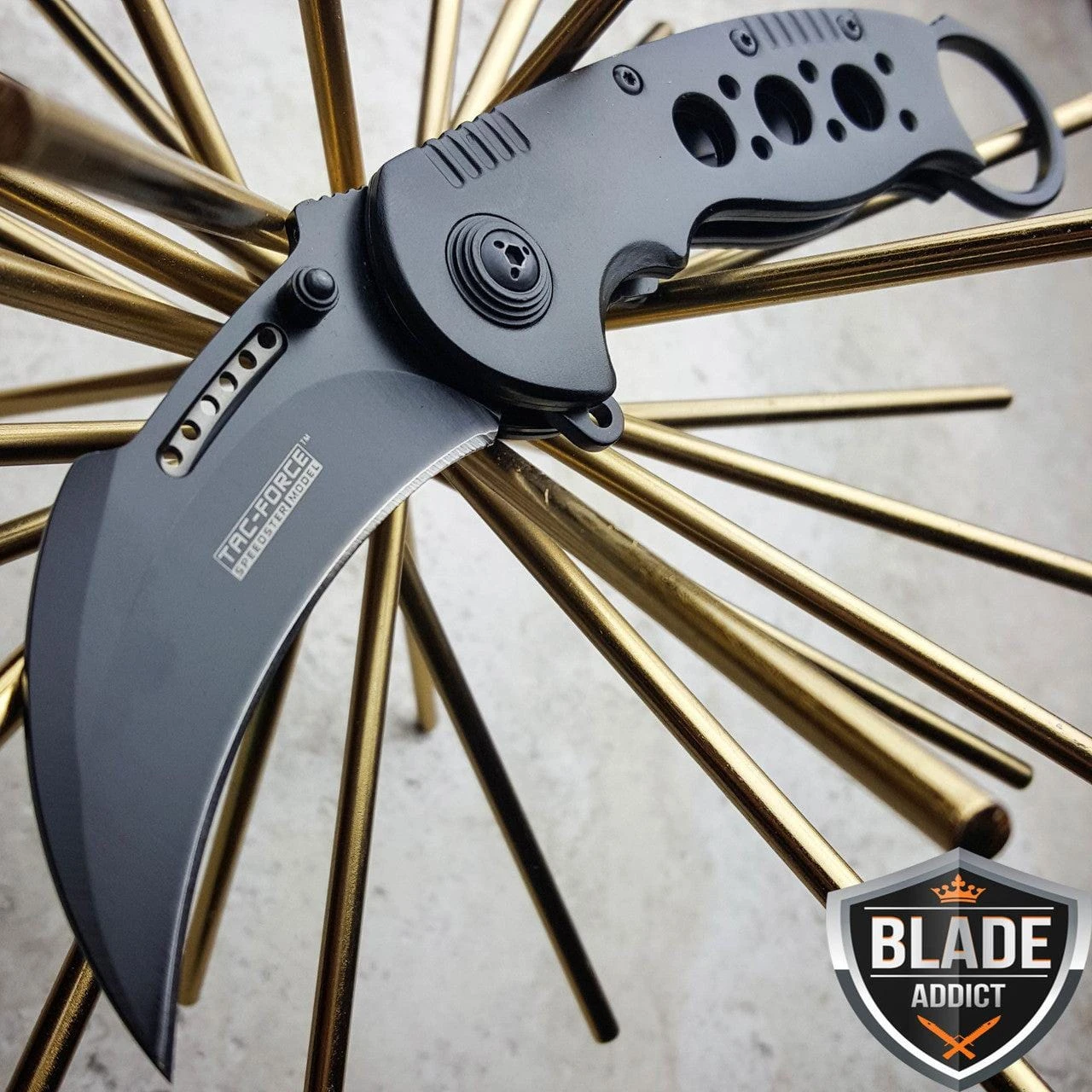 TAC-FORCE Spring Assisted Opening Knives KARAMBIT CLAW Pocket Knife 3 TAC-FORCE Spring Assisted Opening Knives KARAMBIT CLAW Pocket Knife