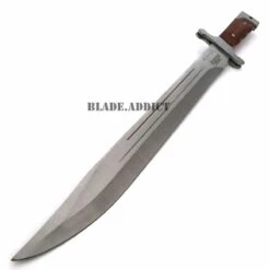 BLADE ADDICT Sales -BLADE ADDICT Sales bladeaddictknives sword 18 full tang machete hunting knife sword wood handle w sheath 3906782101592