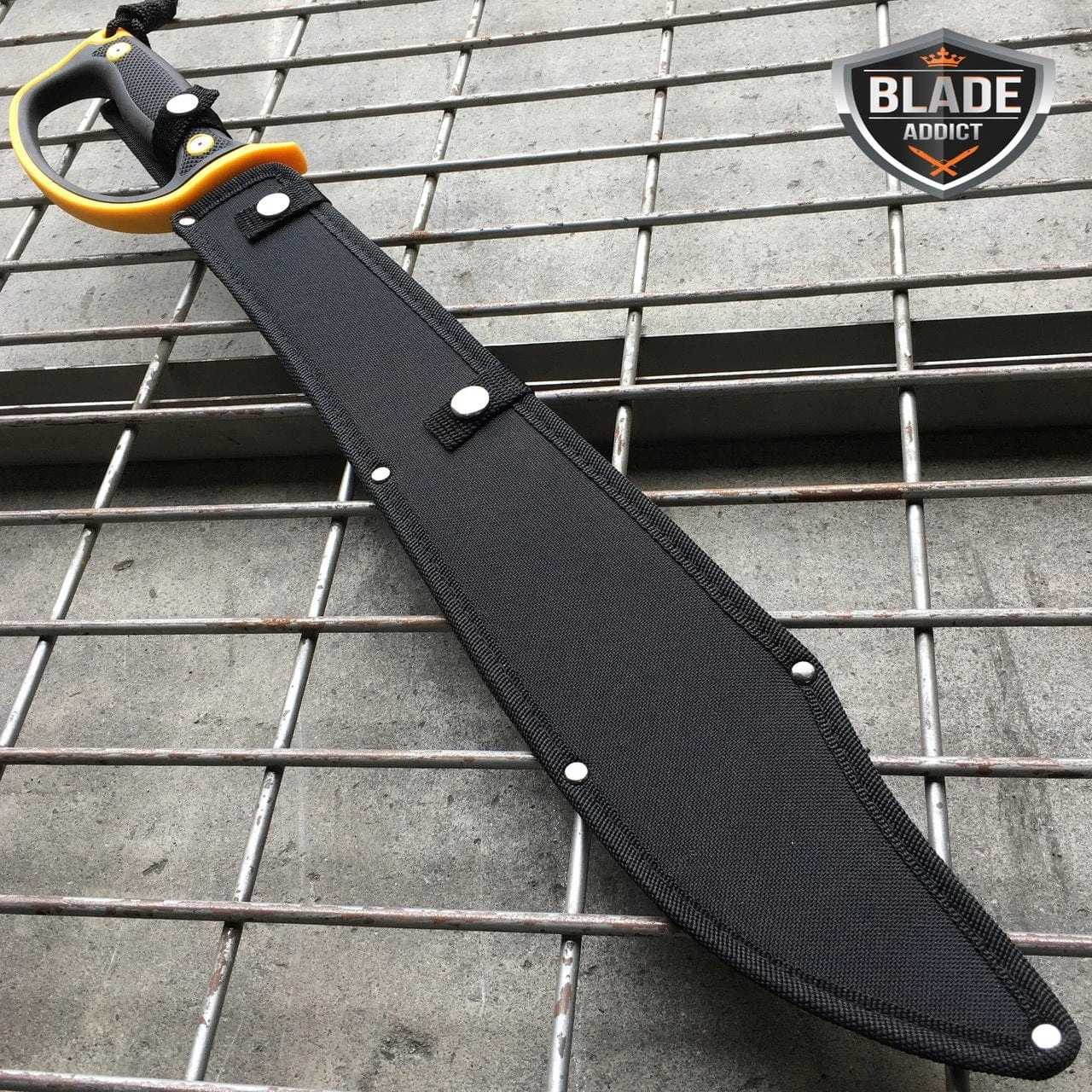 24" HUNTING Sawback Military FULL TANG MACHETE Blade Knife 6 24" HUNTING Sawback Military FULL TANG MACHETE Blade Knife - Image 4