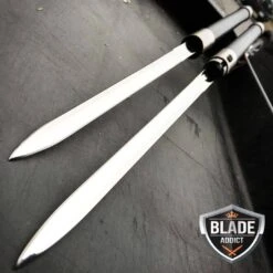 27" NINJA SAMURAI Twin Blade CONCEALED SWORDS Katana Japanese Combat