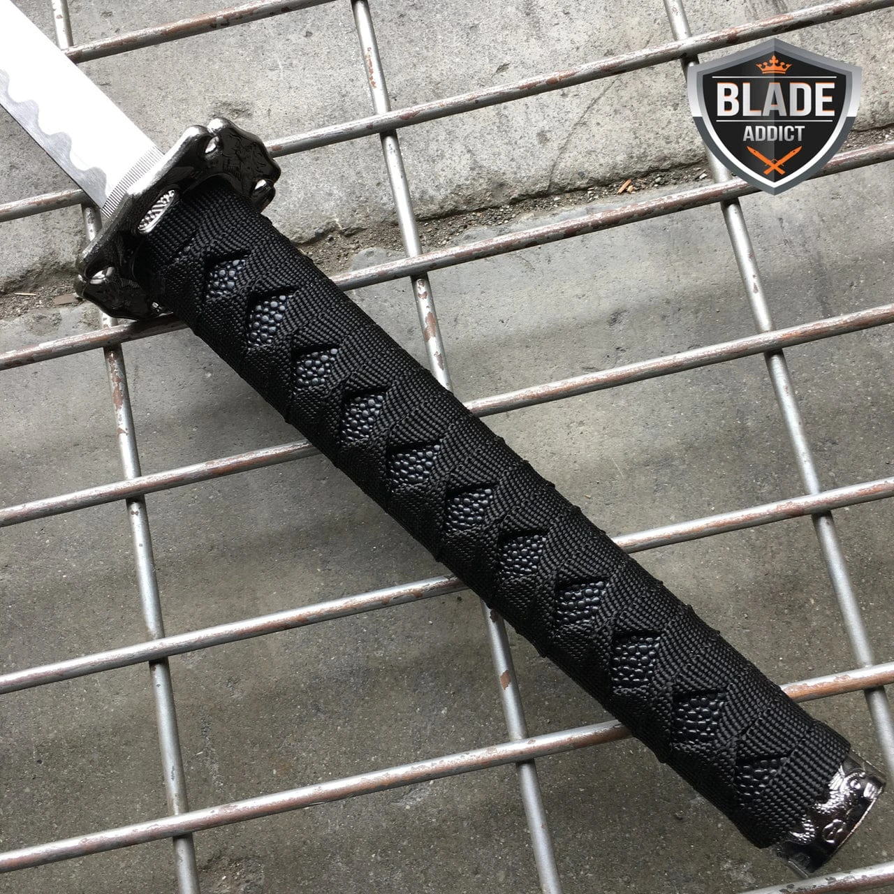 40" Black Dragon SAMURAI NINJA Bushido KATANA Japanese Sword 4 40" Black Dragon SAMURAI NINJA Bushido KATANA Japanese Sword - Image 2