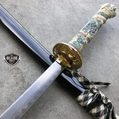 40" White Dragon SAMURAI NINJA Bushido KATANA Japanese Sword 10 40" White Dragon SAMURAI NINJA Bushido KATANA Japanese Sword -BLADE ADDICT Sales bladeaddictknives sword 40 white dragon samurai ninja bushido katana japanese sword 3903407226968