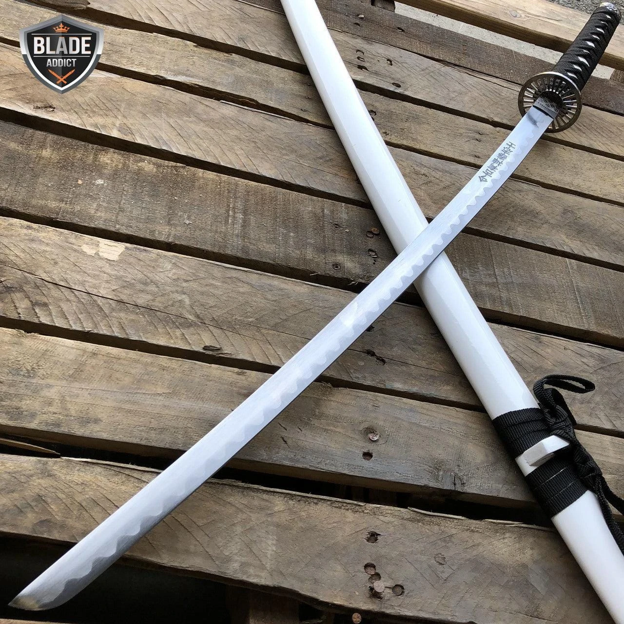 40" White Dragon SAMURAI NINJA Bushido QUALITY KATANA Japanese Sword 4 40" White Dragon SAMURAI NINJA Bushido QUALITY KATANA Japanese Sword - Image 2