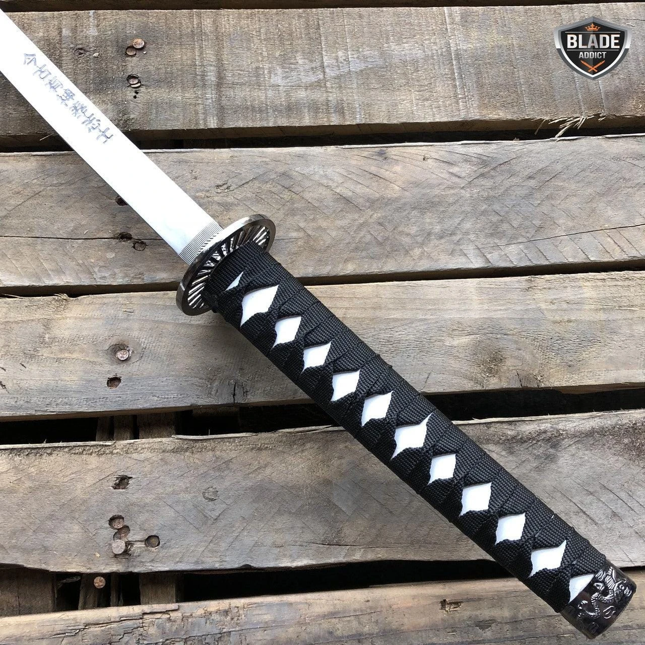 40" White Dragon SAMURAI NINJA Bushido QUALITY KATANA Japanese Sword 5 40" White Dragon SAMURAI NINJA Bushido QUALITY KATANA Japanese Sword - Image 3