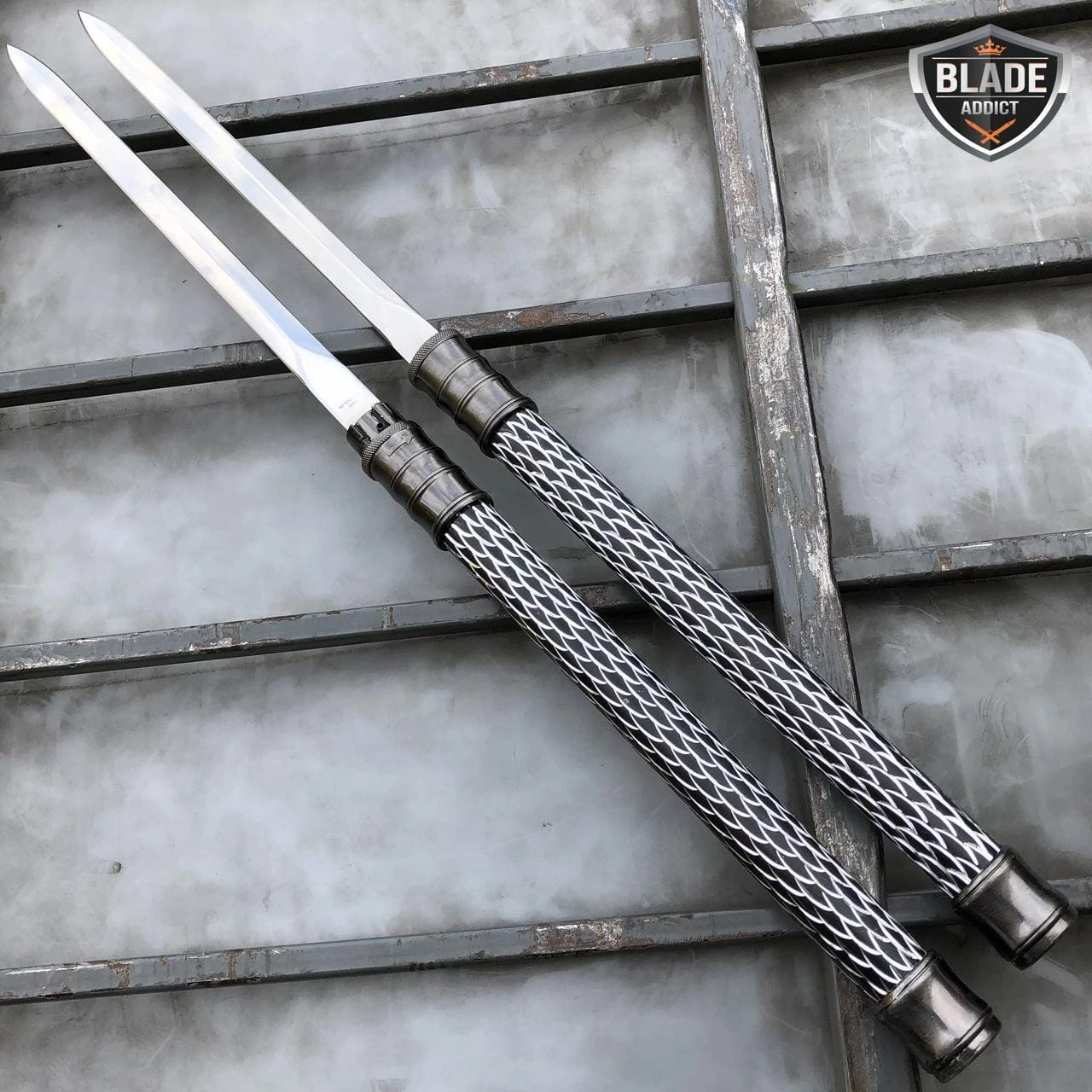 NINJA SAMURAI Dual Blade TWIN Concealed SWORDS Katana Japanese COSPLAY 5 NINJA SAMURAI Dual Blade TWIN Concealed SWORDS Katana Japanese COSPLAY - Image 3