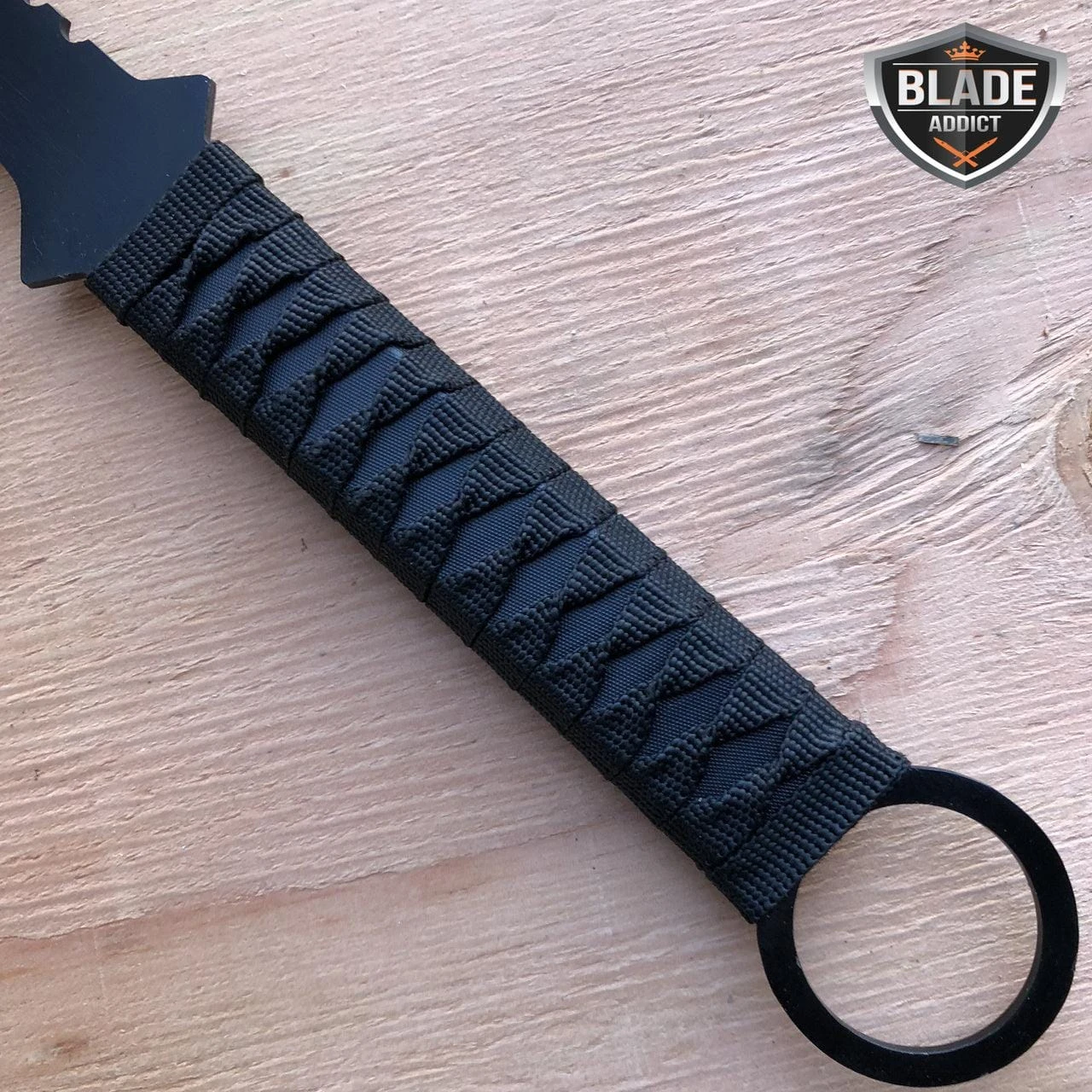 NINJA SWORD Full Tang Machete Tactical Blade Katana Throwing Knives 4 NINJA SWORD Full Tang Machete Tactical Blade Katana Throwing Knives - Image 2