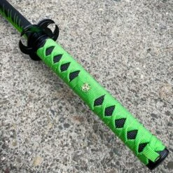 ZOMBIE HUNTER GREEN Katana NINJA SAMURAI Sword BIOHAZARD TSUBA -BLADE ADDICT Sales bladeaddictknives sword zombie hunter green katana ninja samurai sword biohazard tsuba 30156165218503