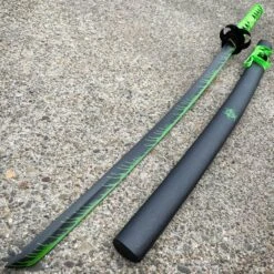 ZOMBIE HUNTER GREEN Katana NINJA SAMURAI Sword BIOHAZARD TSUBA -BLADE ADDICT Sales bladeaddictknives sword zombie hunter green katana ninja samurai sword biohazard tsuba 30156165841095