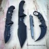 4PC NEW BLACK TACTICAL SURVIVAL SET -BLADE ADDICT Sales bladeaddictknives tactical set 4pc new black tactical survival set 407725572123