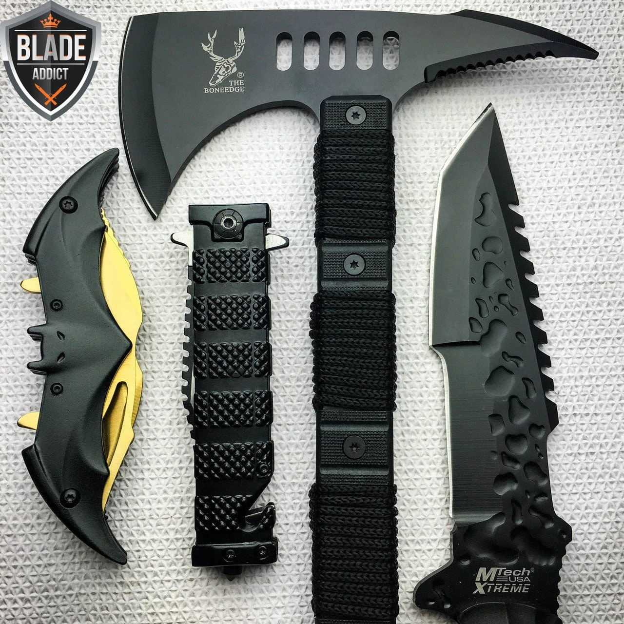 4PC Tactical Hunting Knife Set 3 4PC Tactical Hunting Knife Set