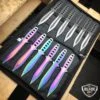 12 PCs 6" Ninja Hunting Rainbow Kunai Throwing Knives + Case -BLADE ADDICT Sales bladeaddictknives throwing knives 12 pcs 6 ninja hunting rainbow kunai throwing knives case 407697621019