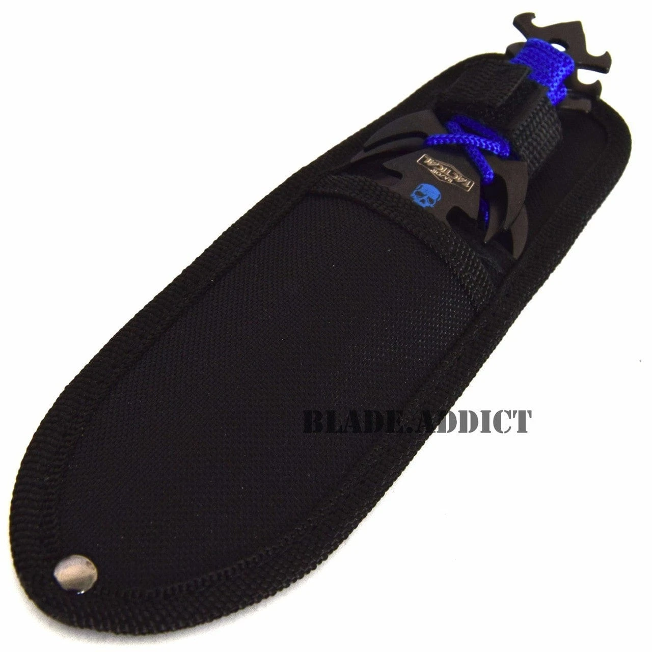 3Pc Kunai Throwing Knife Set W/Sheath BLUE 5 3Pc Kunai Throwing Knife Set W/Sheath BLUE - Image 3