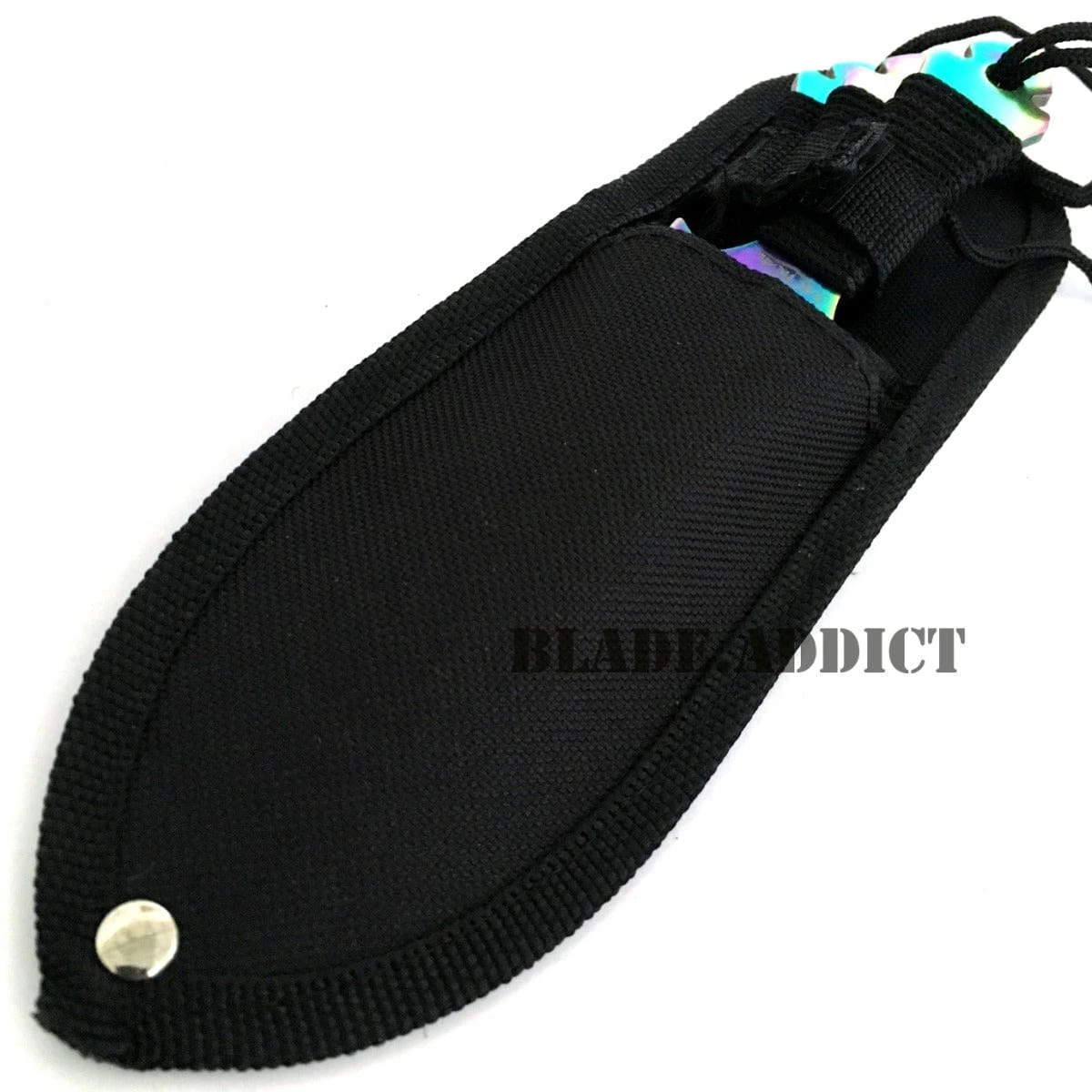3PC Rainbow Fade Ninja Kunai Throwing Knives 5 3PC Rainbow Fade Ninja Kunai Throwing Knives - Image 3