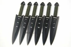 6PC Ninja Tactical Kunai Throwing Knife Set W/ Sheath 8 6PC Ninja Tactical Kunai Throwing Knife Set W/ Sheath -BLADE ADDICT Sales bladeaddictknives throwing knives 6pc ninja tactical kunai throwing knife set w sheath 22814114349255
