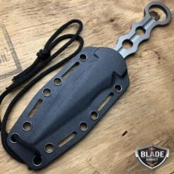 9" Ninja Tactical Naruto Kunai Karambit Throwing Neck Combat Knife -BLADE ADDICT Sales bladeaddictknives throwing knives 9 ninja tactical naruto kunai karambit throwing neck combat knife 12463469625432