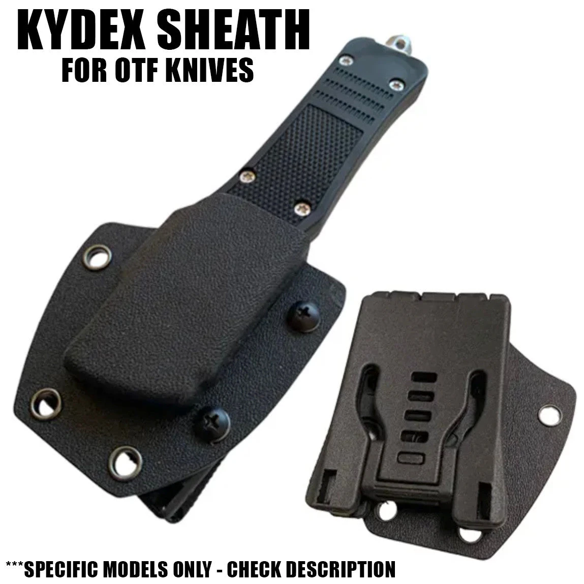 Kydex Sheath For OTF Knife 3 Kydex Sheath For OTF Knife