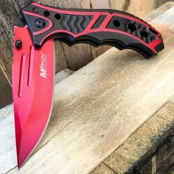 8.25 M-Tech Red Spring OPEN Assisted Tactical Folding Pocket Knife -BLADE ADDICT Sales m tech pocket knives 8 25 m tech red spring open assisted tactical folding pocket knife 15400377974872