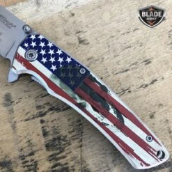 8" MTech American Flag Skull Spring Assisted Open Folding Pocket Knife -BLADE ADDICT Sales mtech pocket knives 8 mtech american flag skull spring assisted open folding pocket knife 15400462647384