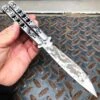 N/A Silver Dragon Striker Balisong Butterfly Knife