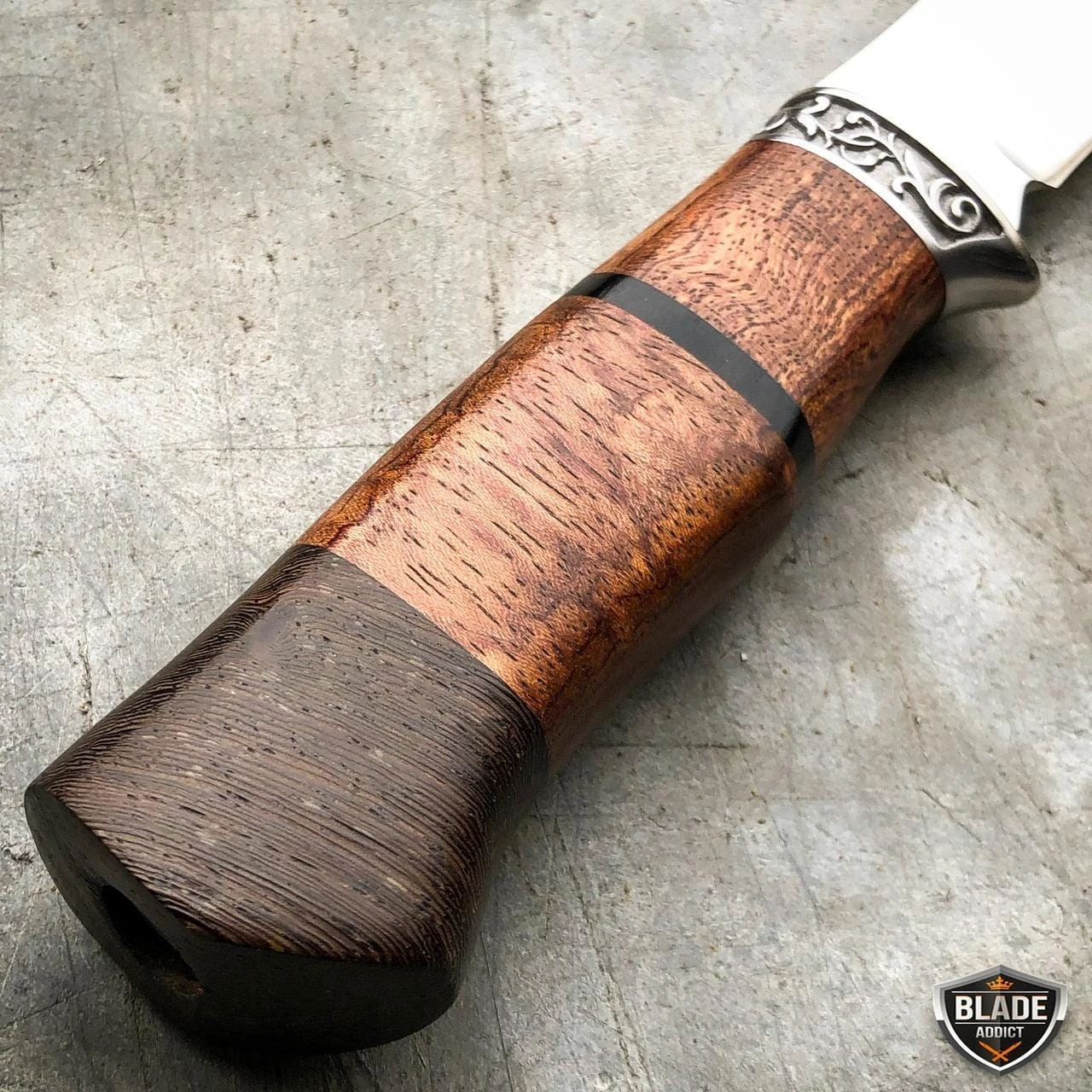 N/A 9'' Hunting Survival Skinner Fishing Fixed Blade W/ Wood Handle 6 N/A 9'' Hunting Survival Skinner Fishing Fixed Blade W/ Wood Handle - Image 4