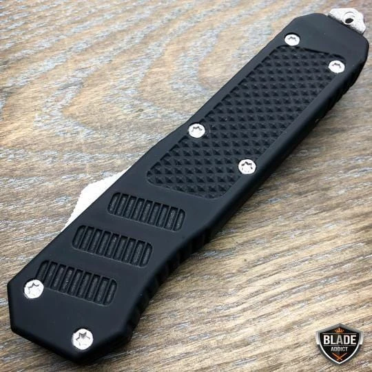 N/A Black Phantom OTF Dual Action Pocket Knife 5 N/A Black Phantom OTF Dual Action Pocket Knife - Image 3